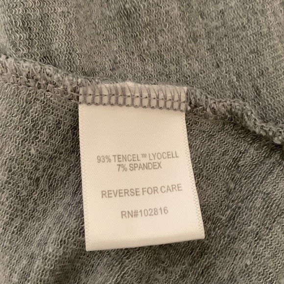 Garnet Hill Pop Over Knit Tunic Gray Size L - Picture 6 of 8